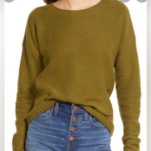 Madewell Sage Green Crew Neck Sweater